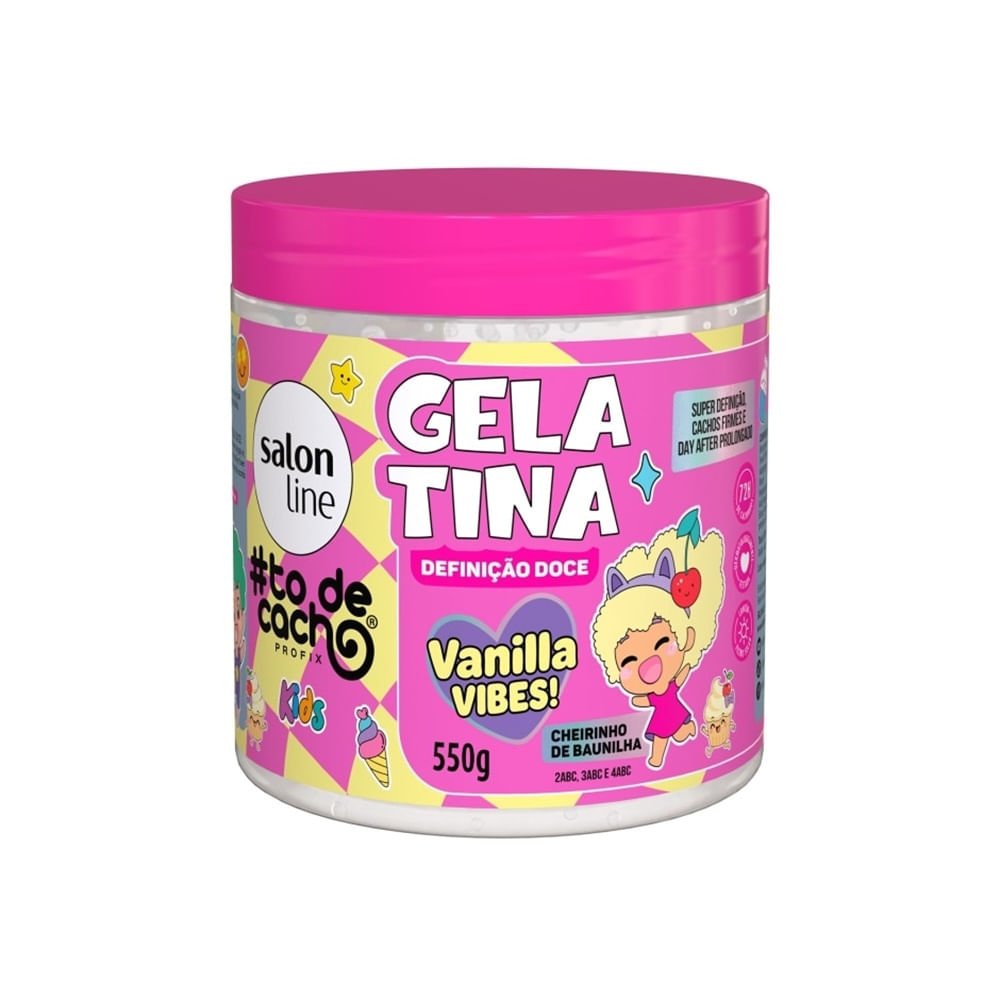 Gelatina Capilar Salon Line Kids Vanilla Vibes 550g