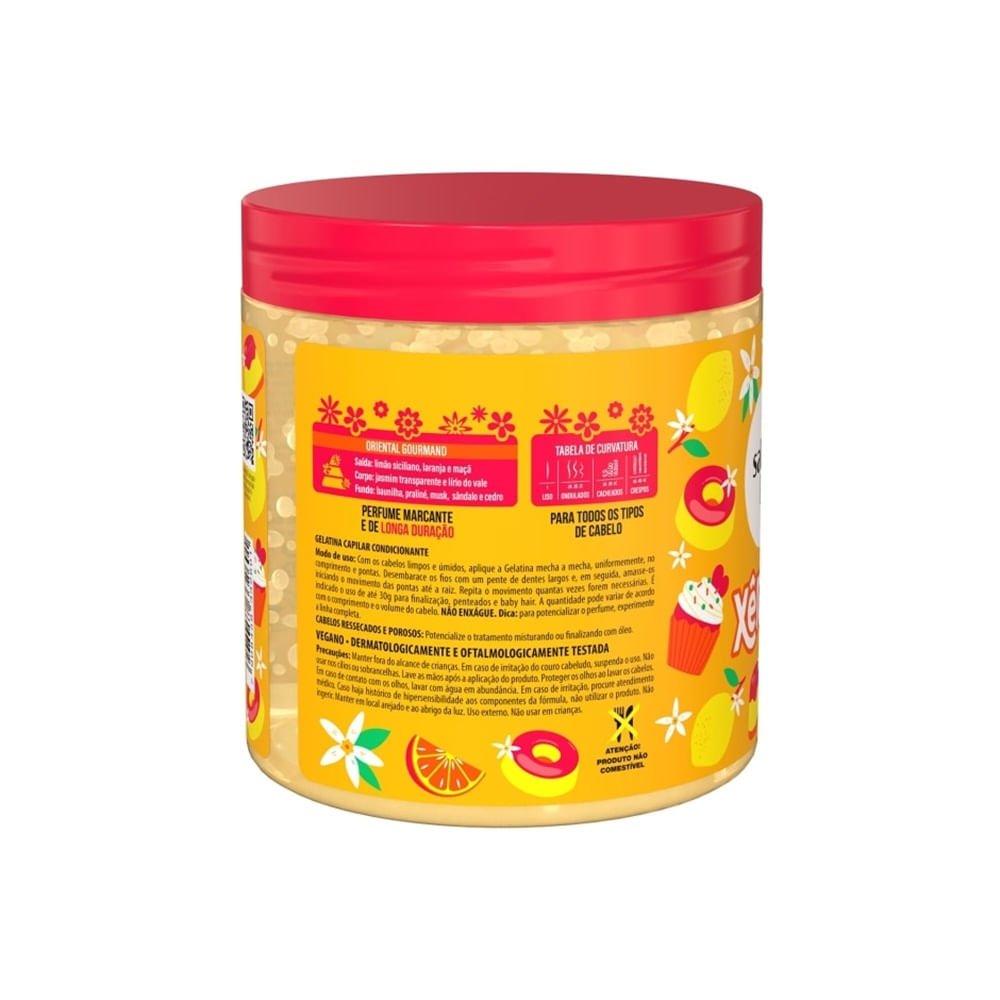 Gelatina Capilar Salon Line Xêrosa Baunilha Doce 500g 500g 2