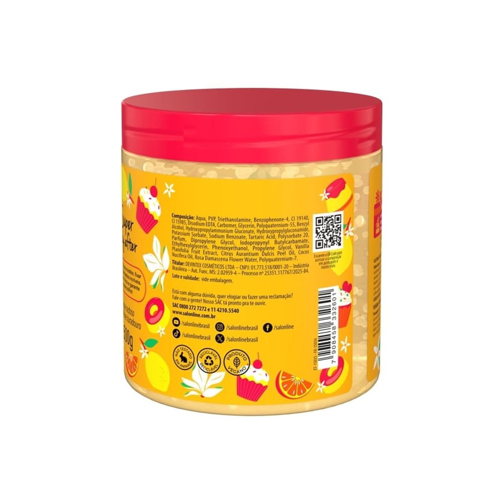 Gelatina Capilar Salon Line Xêrosa Baunilha Doce 500g 500g 3
