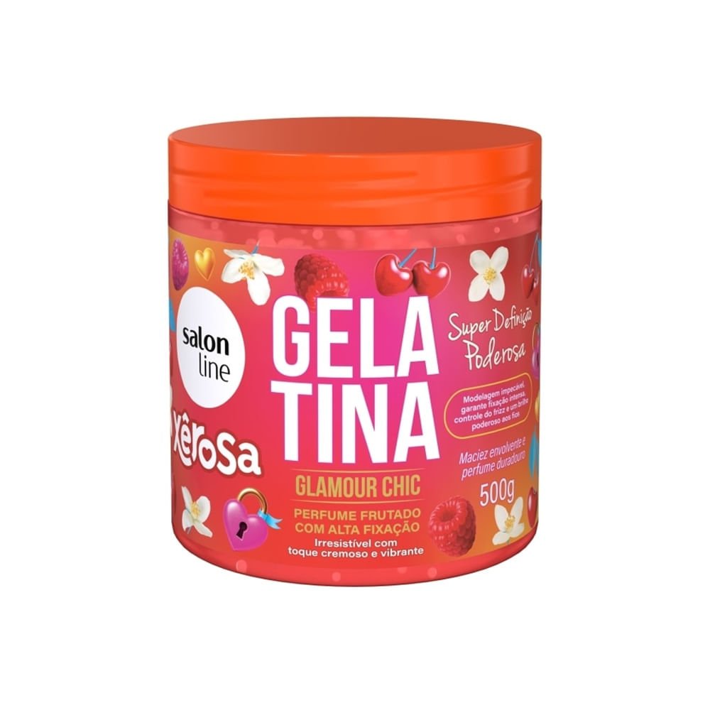 Gelatina Capilar Salon Line Xêrosa Glamour Chic 500g