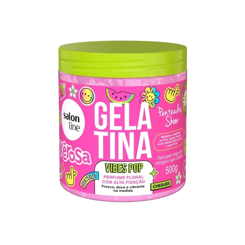 Gelatina Capilar Salon Line Xêrosa Vibes Pop 500g 500g 2