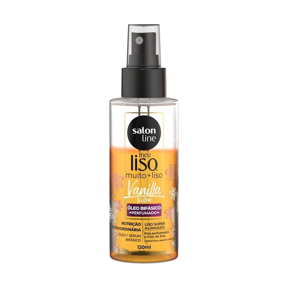 Óleo Sérum Bifásico Salon Line Meu Liso Vanilla Glow 120ml