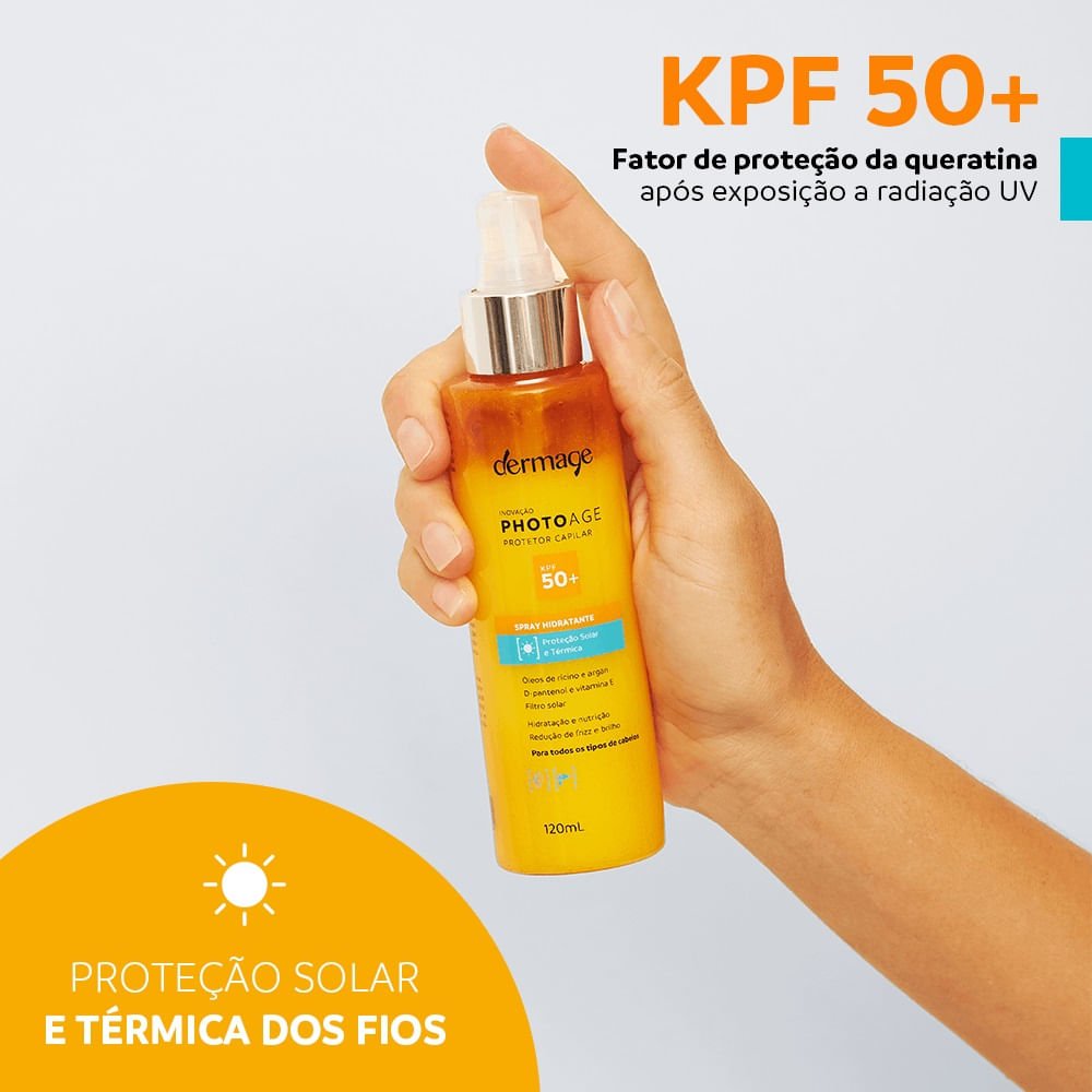 Protetor Capilar Hidratante Dermage Photoage Kpf50 120ml 120ml 2