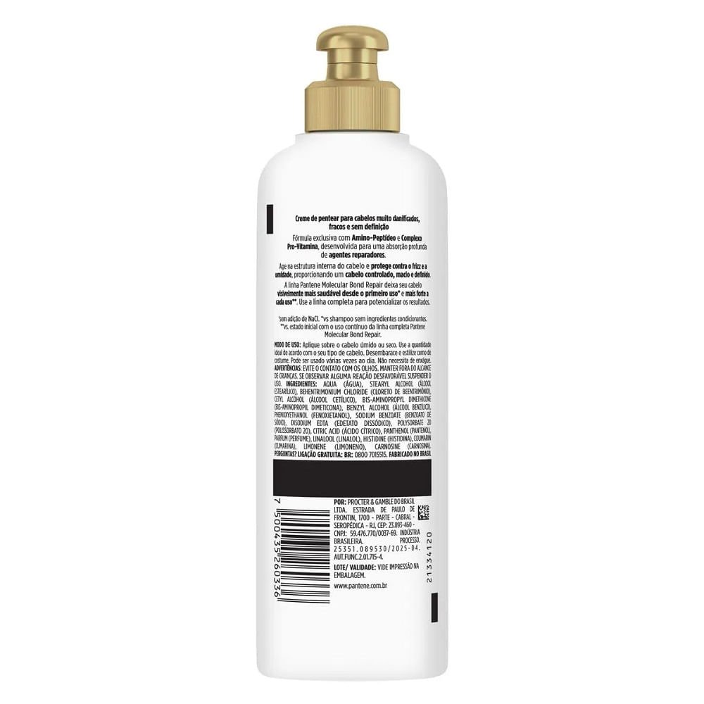 Creme para Pentear Pantene Pro-V Science Molecular Bond Repair 240g 240g 2