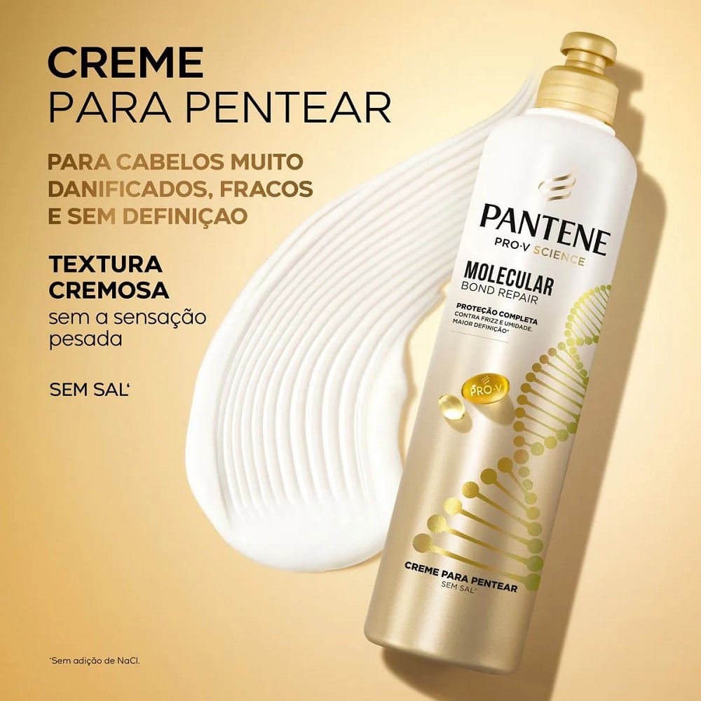 Creme para Pentear Pantene Pro-V Science Molecular Bond Repair 240g 240g 4
