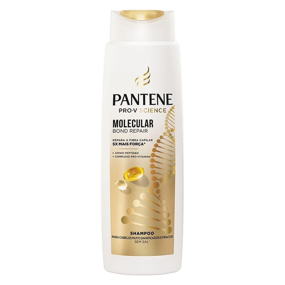 Kit Pantene Molecular Bond Repair Shampoo 300ml+Condicionador 250ml+Leave In 150ml+Spray 170ml ÚNICO 2