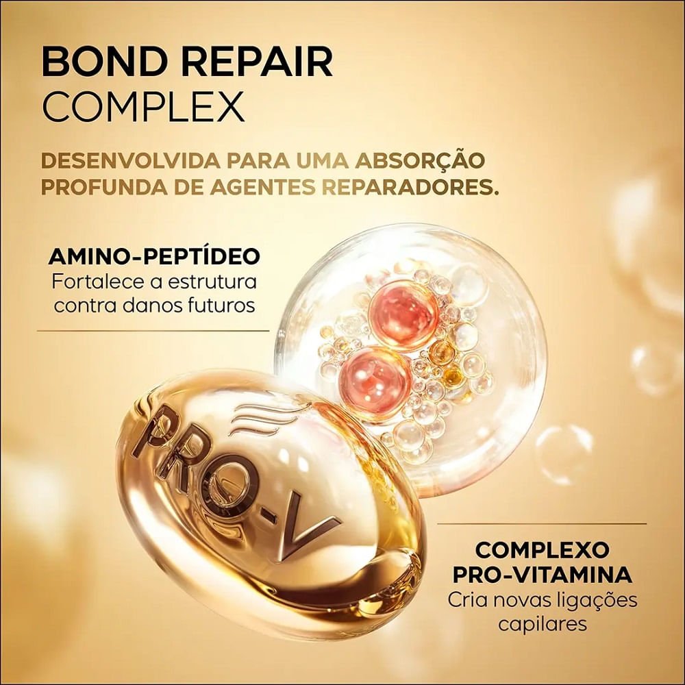 Leave In Pantene Pro Resgate Regeneração Molecular Bond Repair 150ml 150ml 4