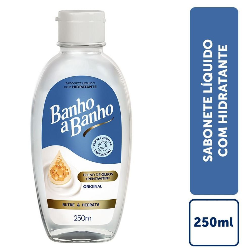 Sabonete Líquido Banho a Banho Blend de Óleos Pentavitin Hidratante Original 250ml 250ml 2