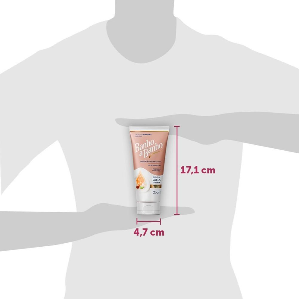 Loção Deo Hidratante Corporal Banho a Banho Amêndoas e Pistache 200ml 200ml 3