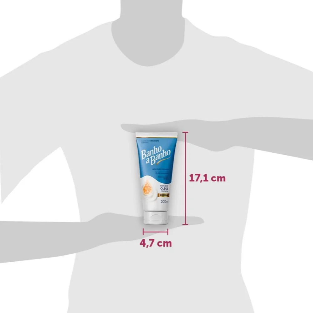 Loção Deo Hidratrante Corporal Banho a Banho Blend de Óleos + Pentavitin Original 200ml 200ml 3