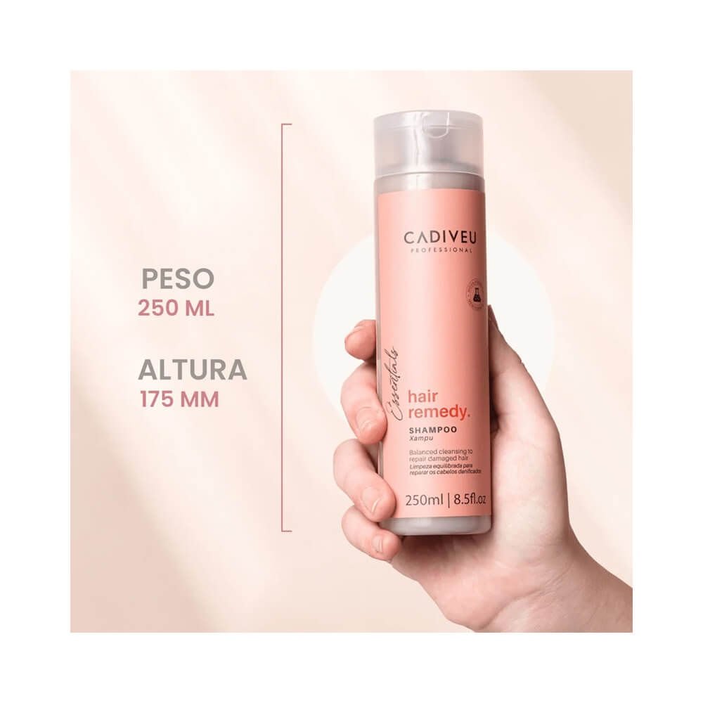 Shampoo Cadiveu Professional Essentials Hair Remedy 250ml 250ml 3