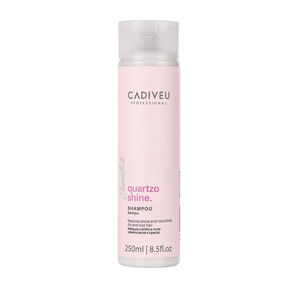 Kit Cadiveu Essentials Quartzo Shine Shampoo 250ml + Condicionador 250ml + Sérum 65ml ÚNICO 3