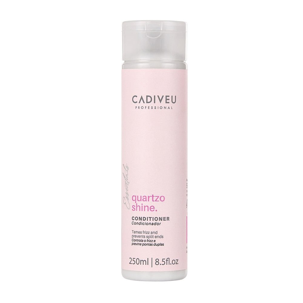 Kit Cadiveu Essentials Quartzo Shine Shampoo 250ml + Condicionador 250ml + Sérum 65ml ÚNICO 4