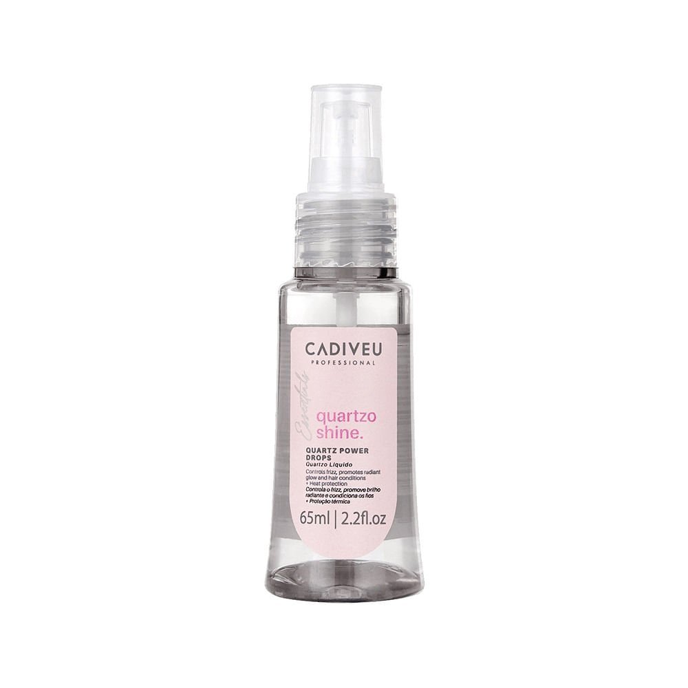 Kit Cadiveu Essentials Quartzo Shine Shampoo 250ml + Condicionador 250ml + Sérum 65ml ÚNICO 5