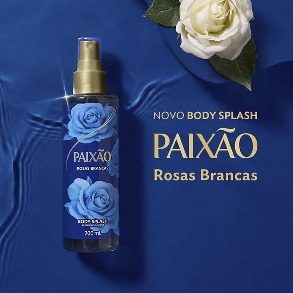 Body Splash Paixão Inspiradora Rosas Brancas 200ml 200ml 2