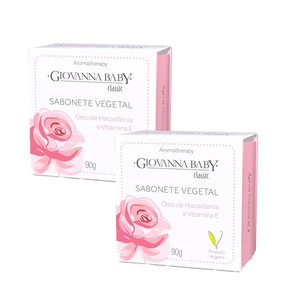 Kit Deo Colônia Giovanna Baby Classic 20ml + 2 Sabonetes 90g ÚNICO 3