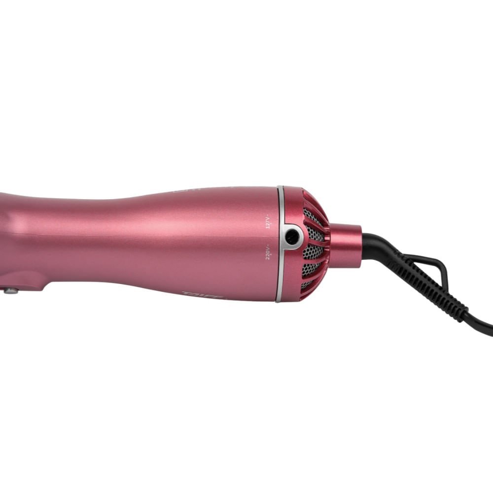 Escova Secadora Taiff Gloss Rose Bivolt Vermelho 4
