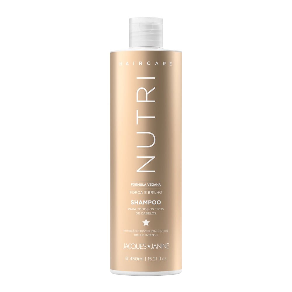 Kit Shampoo e Condicionador Jacques Janine Haircare Nutri 450ml + 440ml ÚNICO 2