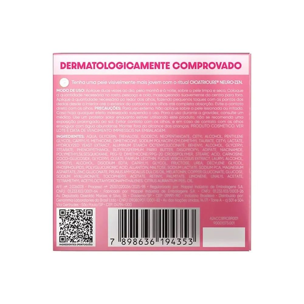 Cicatricure Neuro-Zen Dia e Noite 50g 50g 5