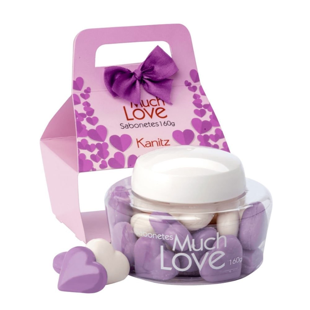 Mini Sabonete Kanitz Much Love Lilás 160g 160g 2