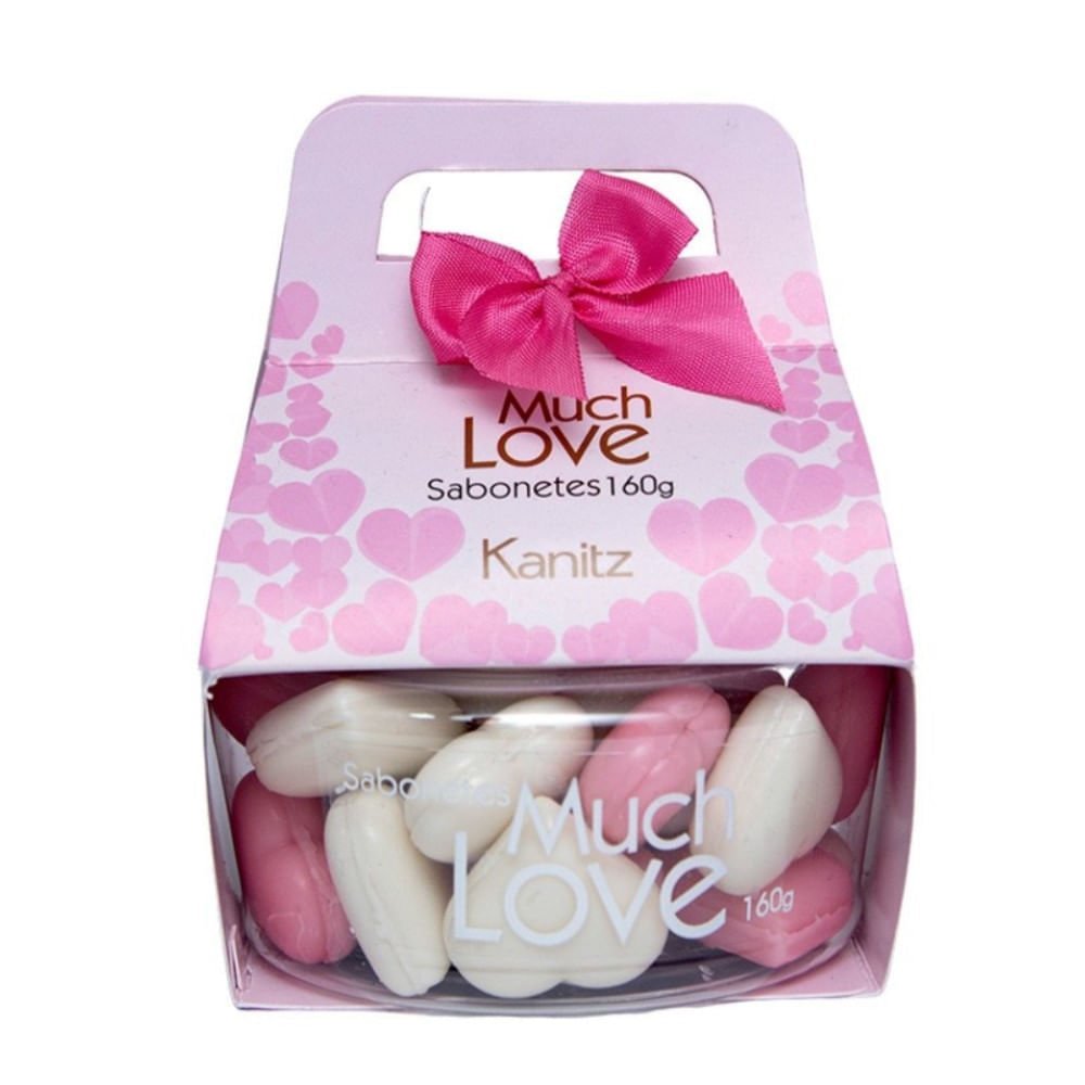 Mini Sabonete Kanitz Much Love Rosa 160g
