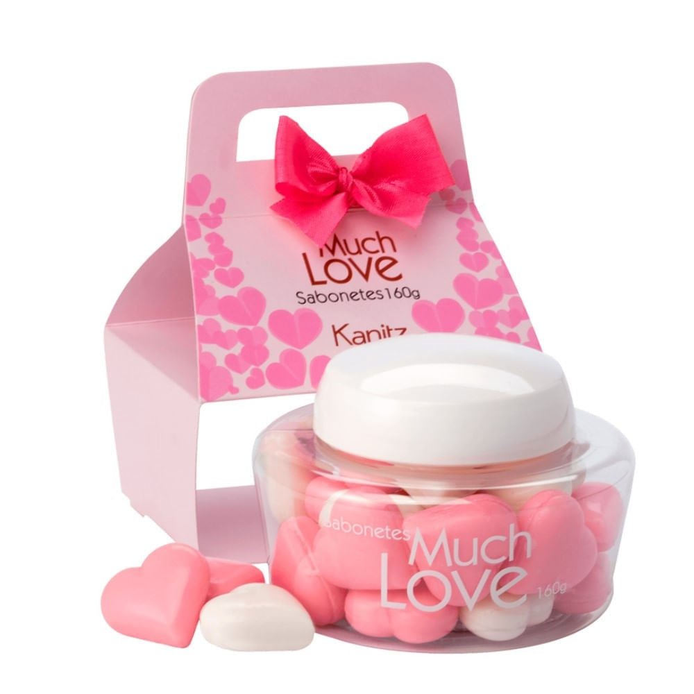 Mini Sabonete Kanitz Much Love Rosa 160g 160g 2