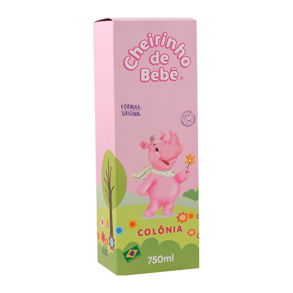 Colônia Infantil Kanitz Cheirinho de Bebê Rosa 750ml 750ml 1