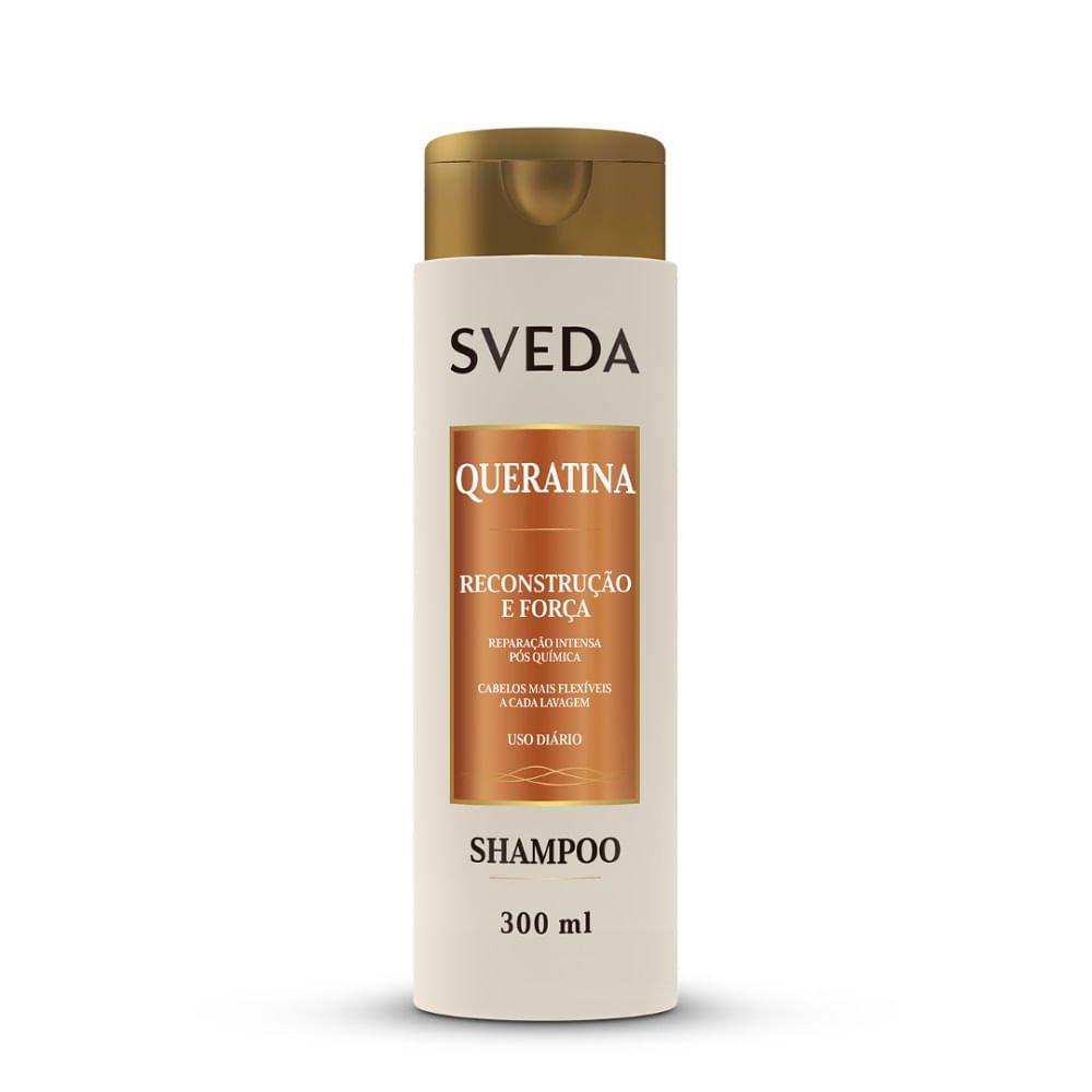 Kit Sveda Hair Queratina Shampoo + Condicionador 300ml Cada ÚNICO 2