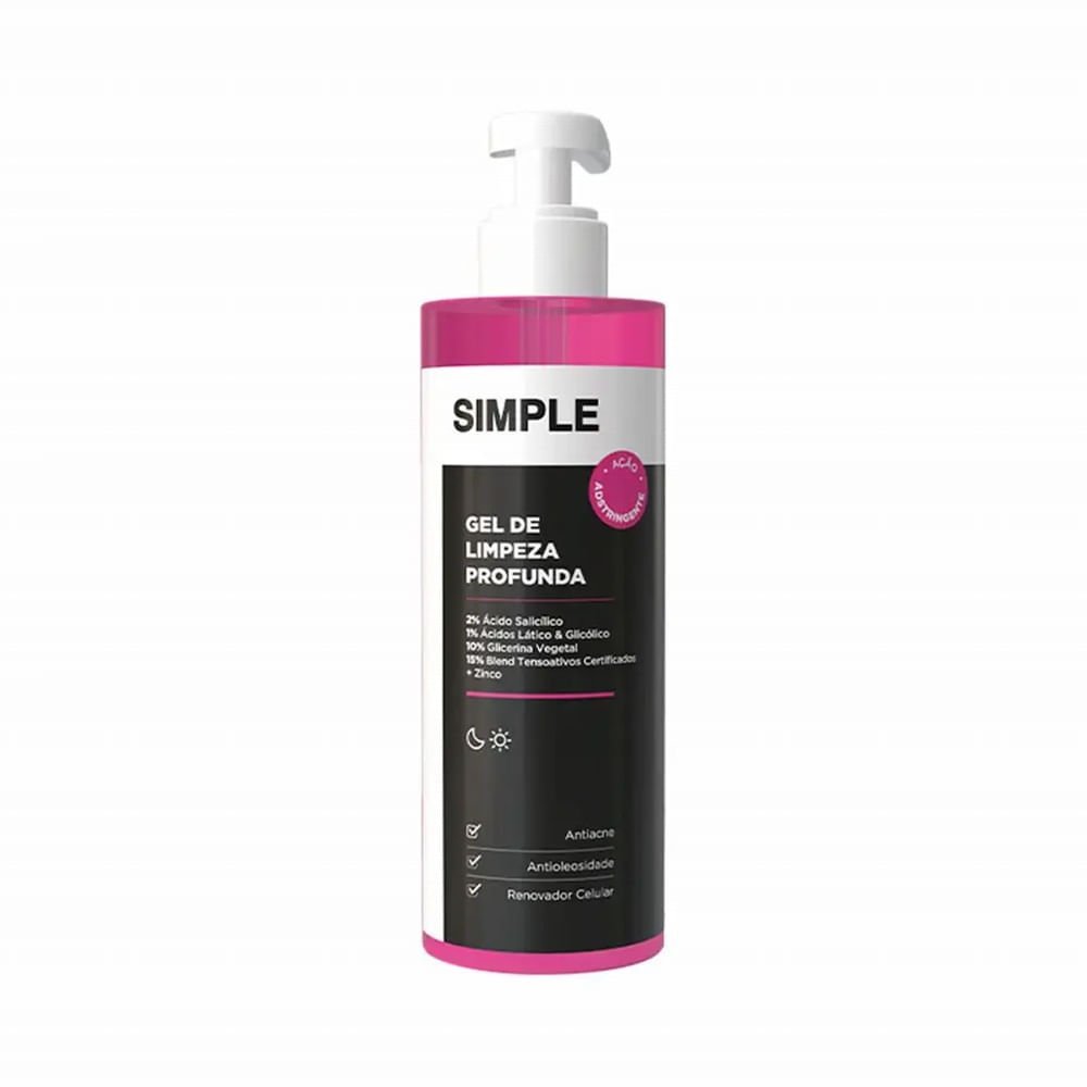 Gel de Limpeza Profunda Simple Organic 350g