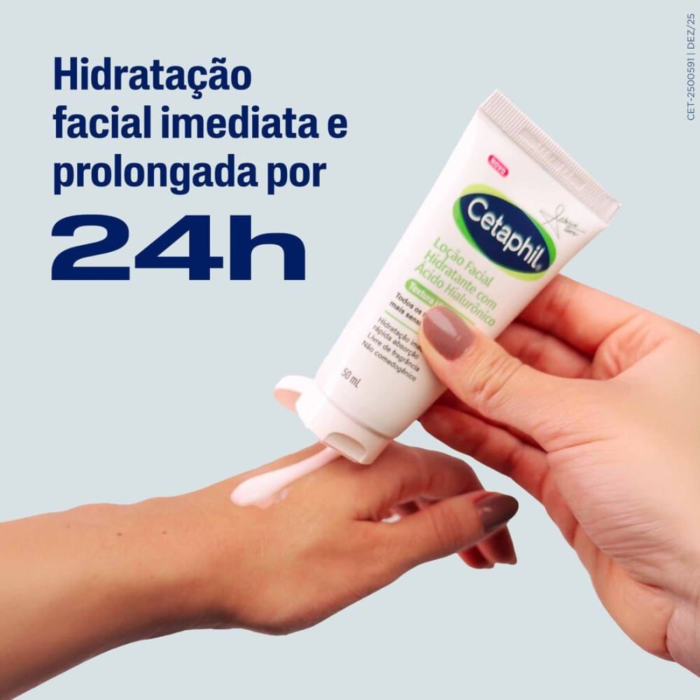 Loção Hidratante Facial Cetaphil com Ácido Hialurônico Ultraleve 50ml 50ml 4