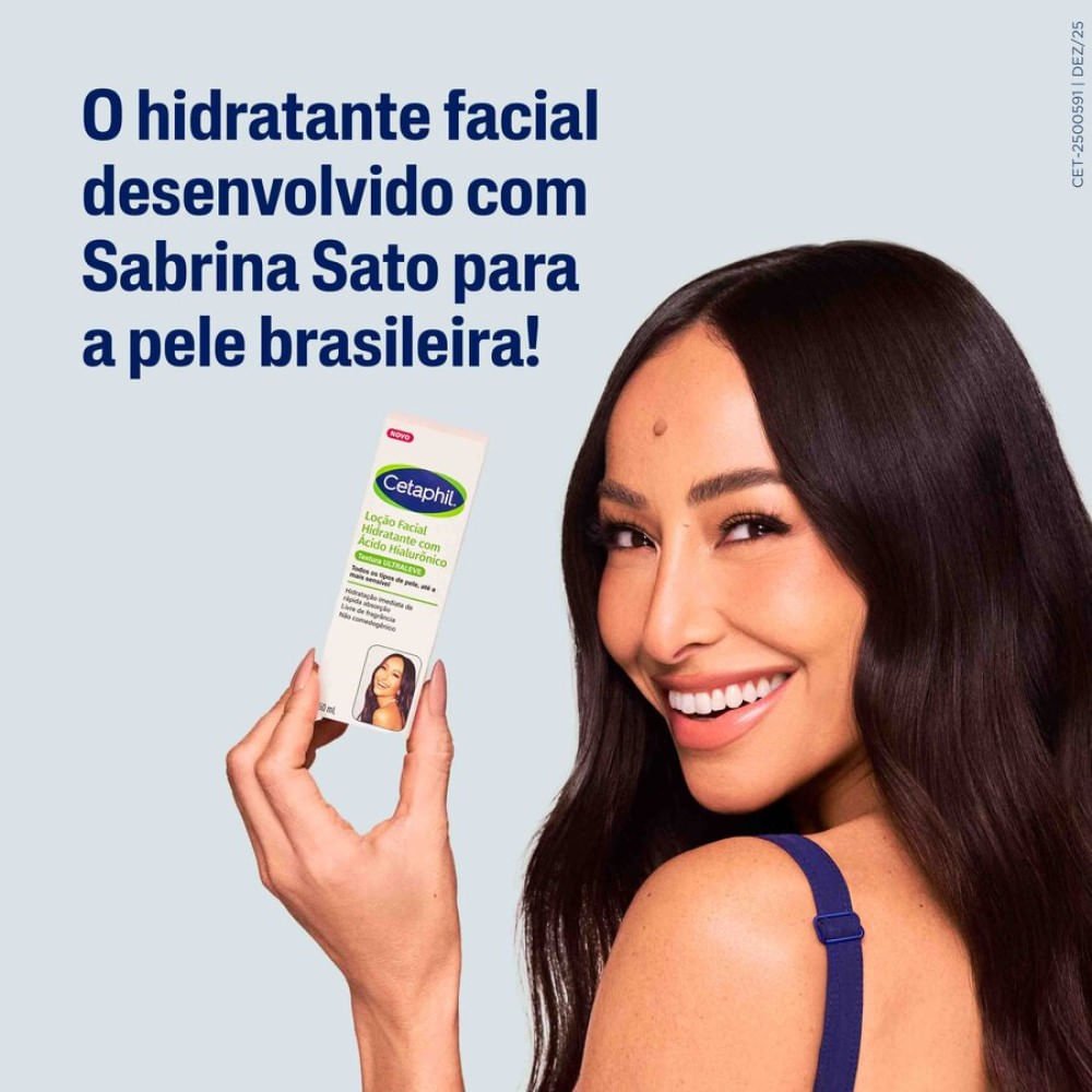 Loção Hidratante Facial Cetaphil com Ácido Hialurônico Ultraleve 50ml 50ml 5