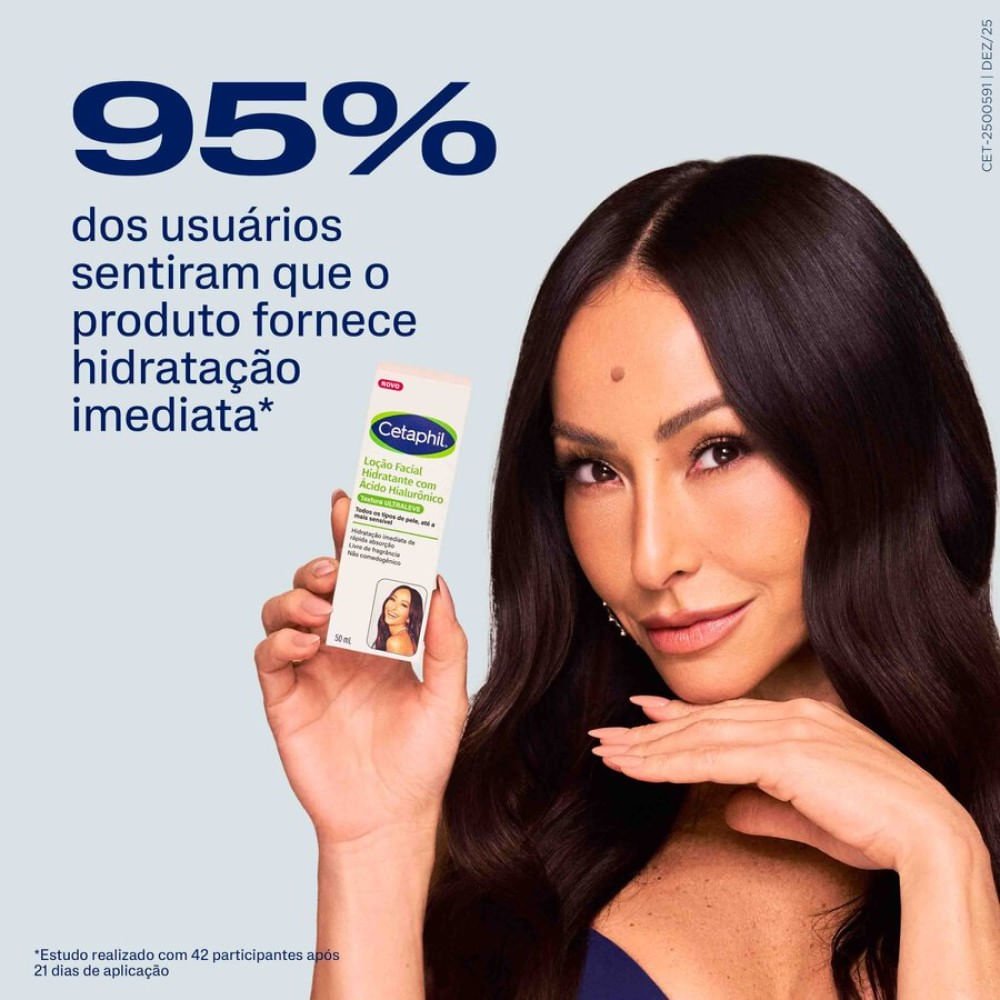 Loção Hidratante Facial Cetaphil com Ácido Hialurônico Ultraleve 50ml 50ml 7