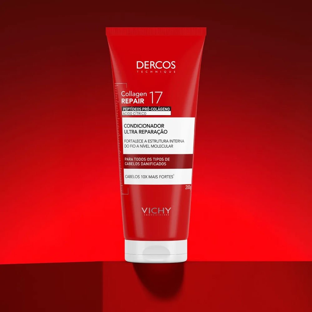 Condicionador Ultra Reparação Vichy Dercos Collagen Repair 17 200g 200g 5