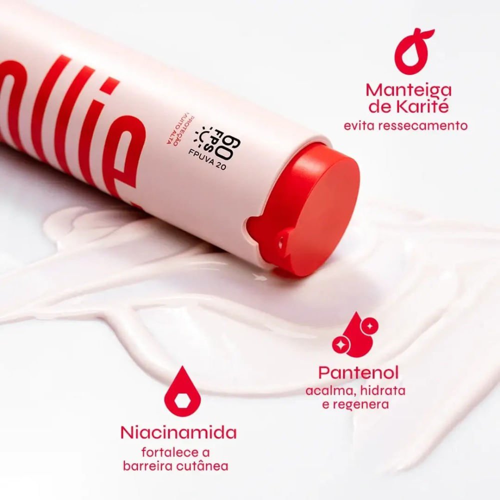 Protetor Solar Corporal Ollie Hidratante Fps 60 100ml 100ml 5