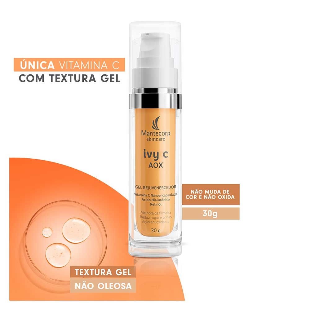 Gel Rejuvenescedor MANTECORP Skincare Ivy C Aox 15g 15g 2