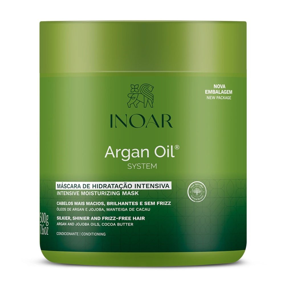Máscara de Hidratação Capilar Inoar Argan Oil 500ml