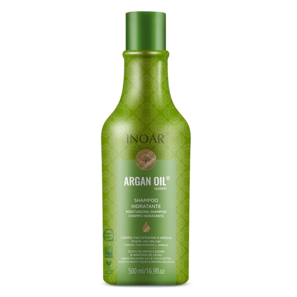 Shampoo e Condicionador INOAR Argan Oil 500ml ÚNICO 2