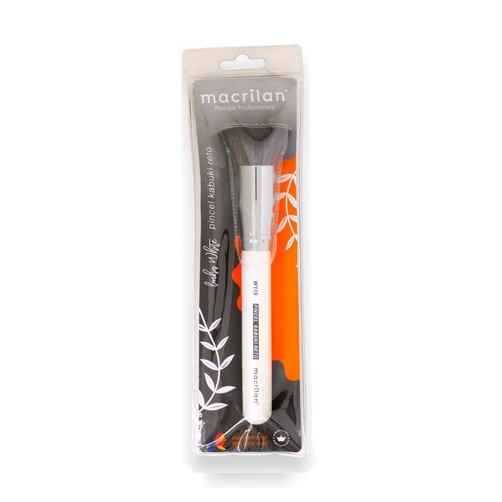 Pincel de Maquiagem Macrilan Kabuki Reto W115 1un