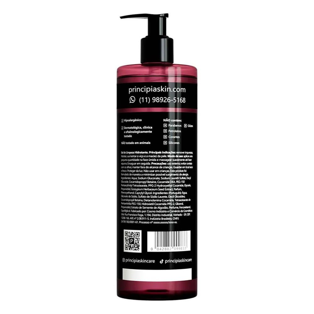 Gel de Limpeza Facial Principia GL-03 500ml 500ml 2