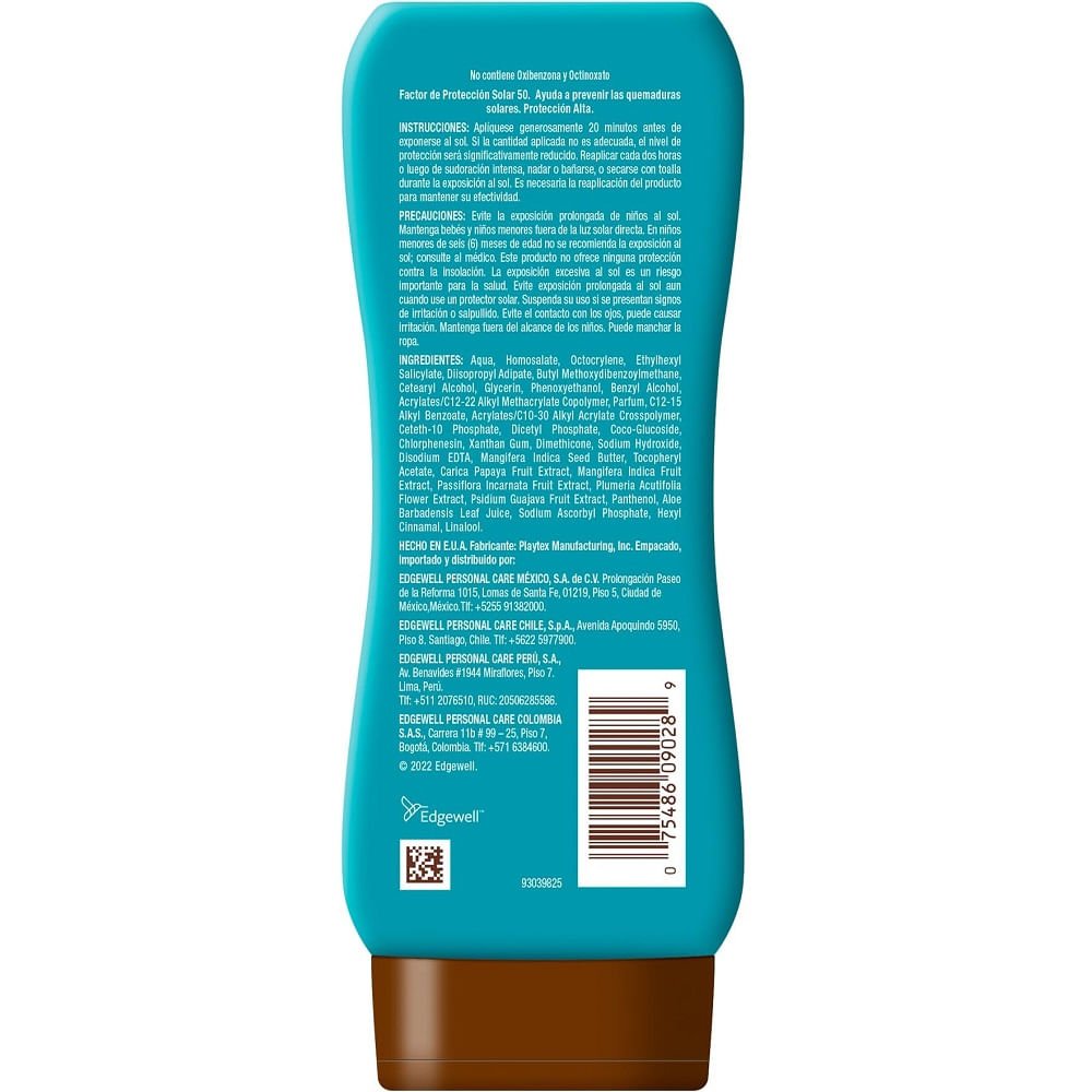Protetor Solar FPS50 HAWAIIAN Island Sport 240ml 240ml 2