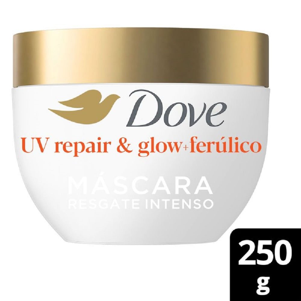 Máscara Capilar Dove UV Repair & Glow + Ferúlico 250g