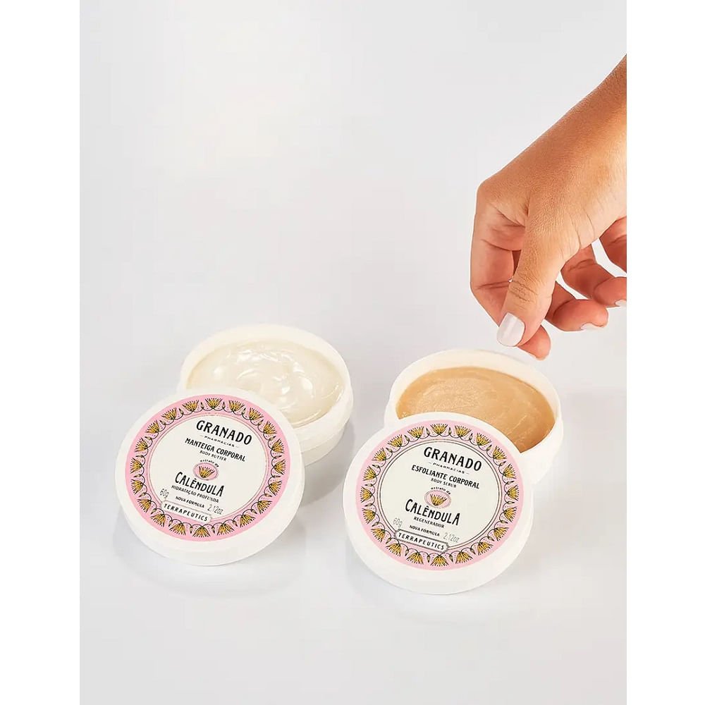 Kit Esfoliante + Manteiga Corporal Granado Calêndula 60g ÚNICO 4