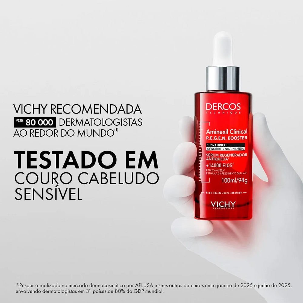 Sérum Capilar Vichy Dercos Regenerador Antiqueda 100ml 100ml 5