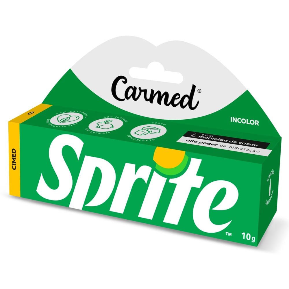 Hidratante Labial Carmed Sprite Incolor 10g Incolor 2