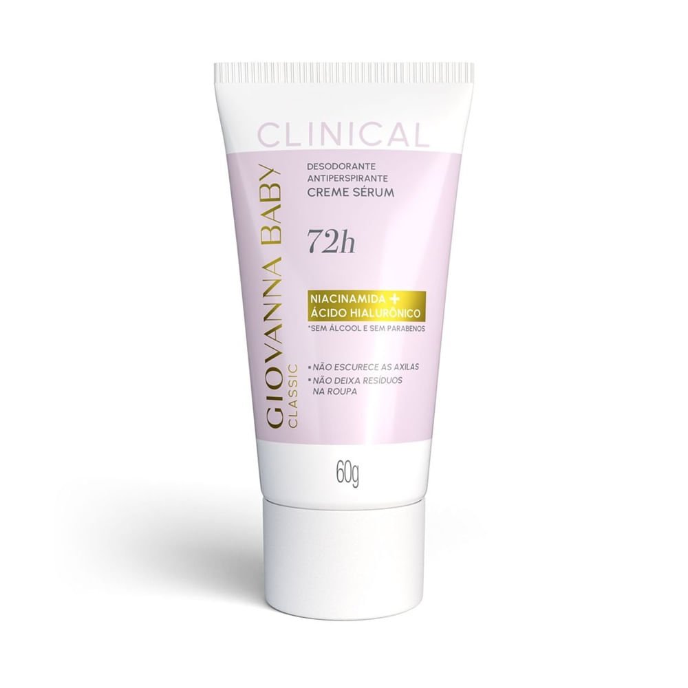 Desodorante Giovanna Baby Creme Sérum Clinical Classic 60g