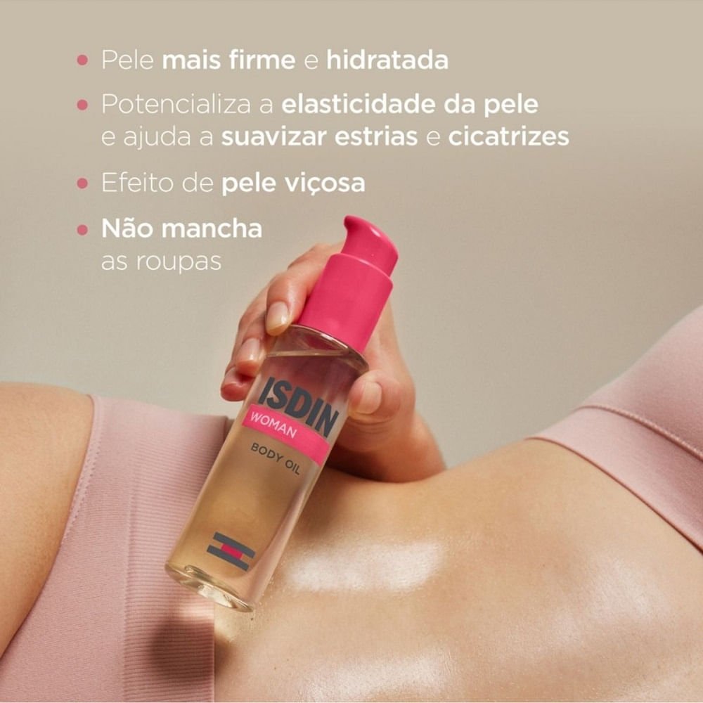 Hidratante Corporal Isdin Woman Body Oil 100ml 100ml 4