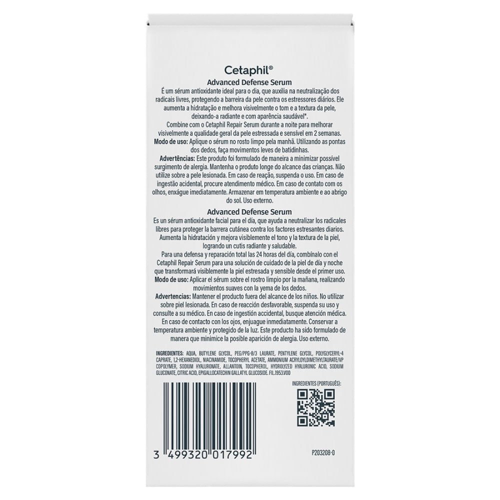 Sérum Cetaphil Advanced Defense 30ml 30ml 3