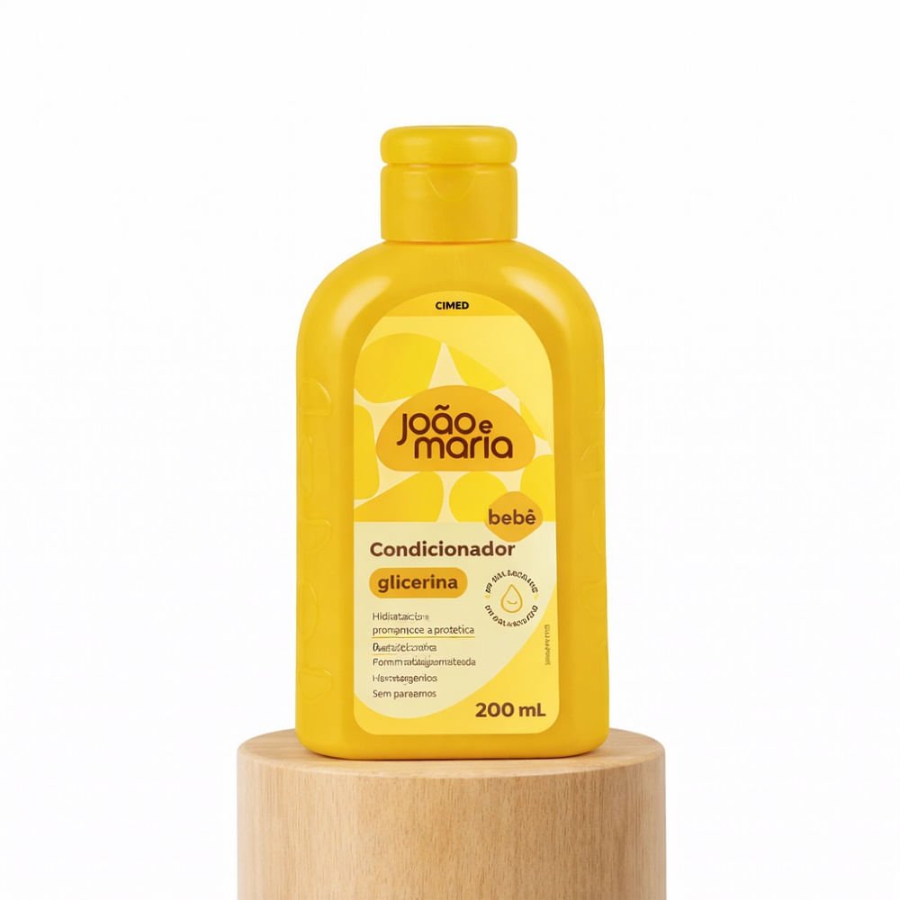 Condicionador João e Maria Bebê Cimed Glicerina 200ml 200ml 2