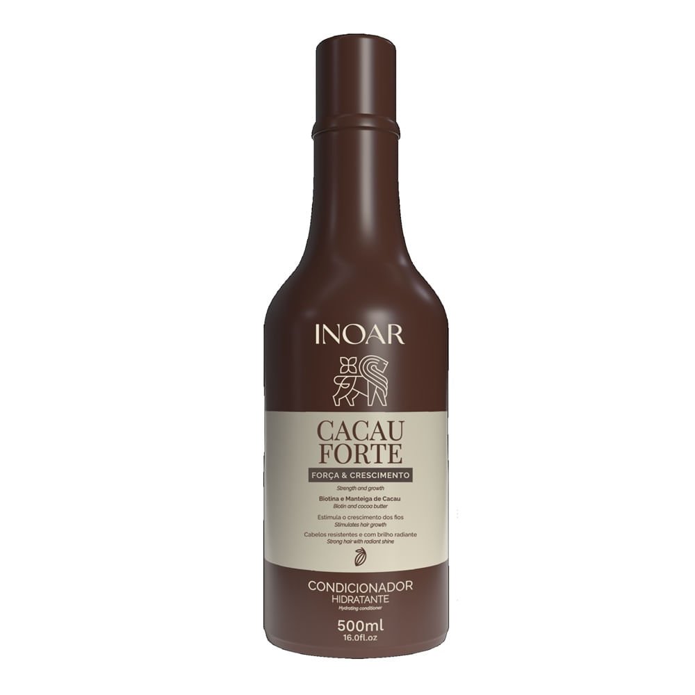 Shampoo e Condicionador INOAR Força Brilho 500ml ÚNICO 4