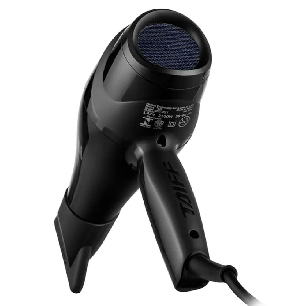 Secador de Cabelo Taiff Tourmaline Ion 2100W Preto 127V Preto 5